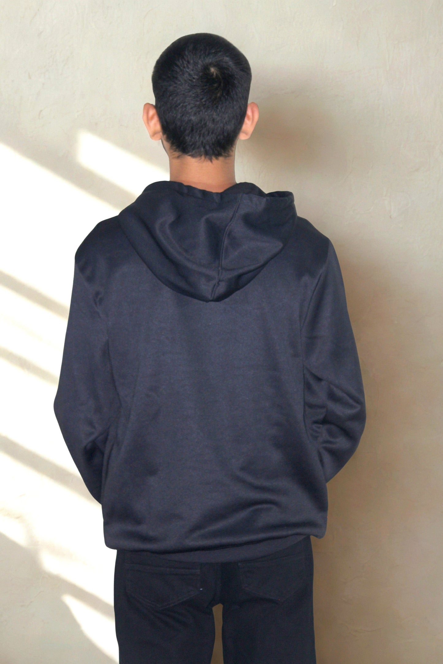 Urban Classic Black Hoodie (Unisex Fit) for winters - ITALIAN IMPORTED FLEECE- 350GSM