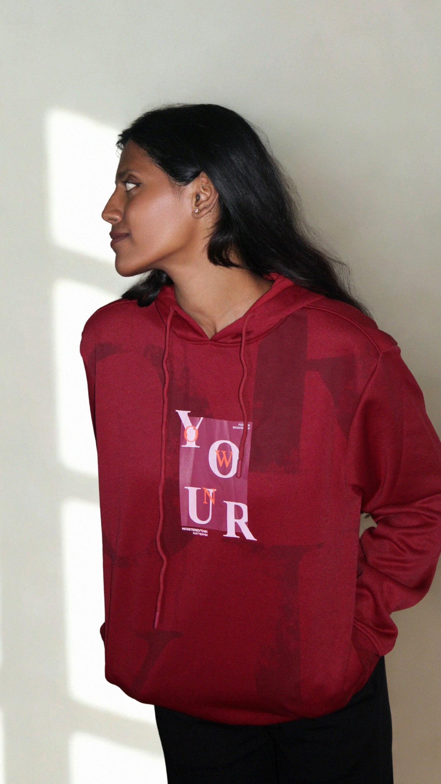 Premium Maroon Unisex Sweatshirt – Italian Fleece 350 GSM | Winter Essential